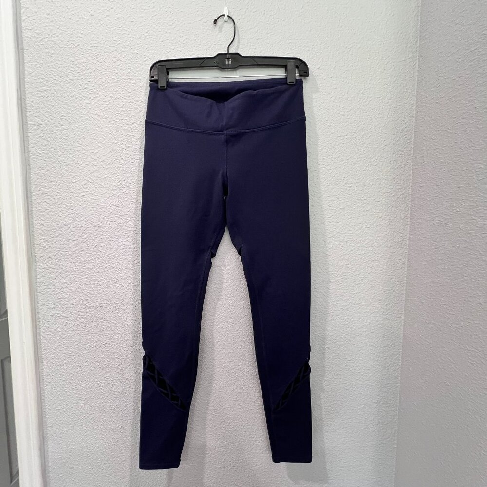 Alo Yoga Navy Entwine Laced Leggings